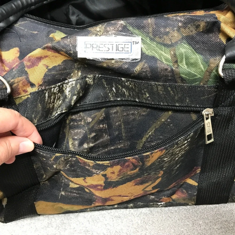 Prestige Duffel Bag Camo Forest Camouflage Travel Overnighter Weekender